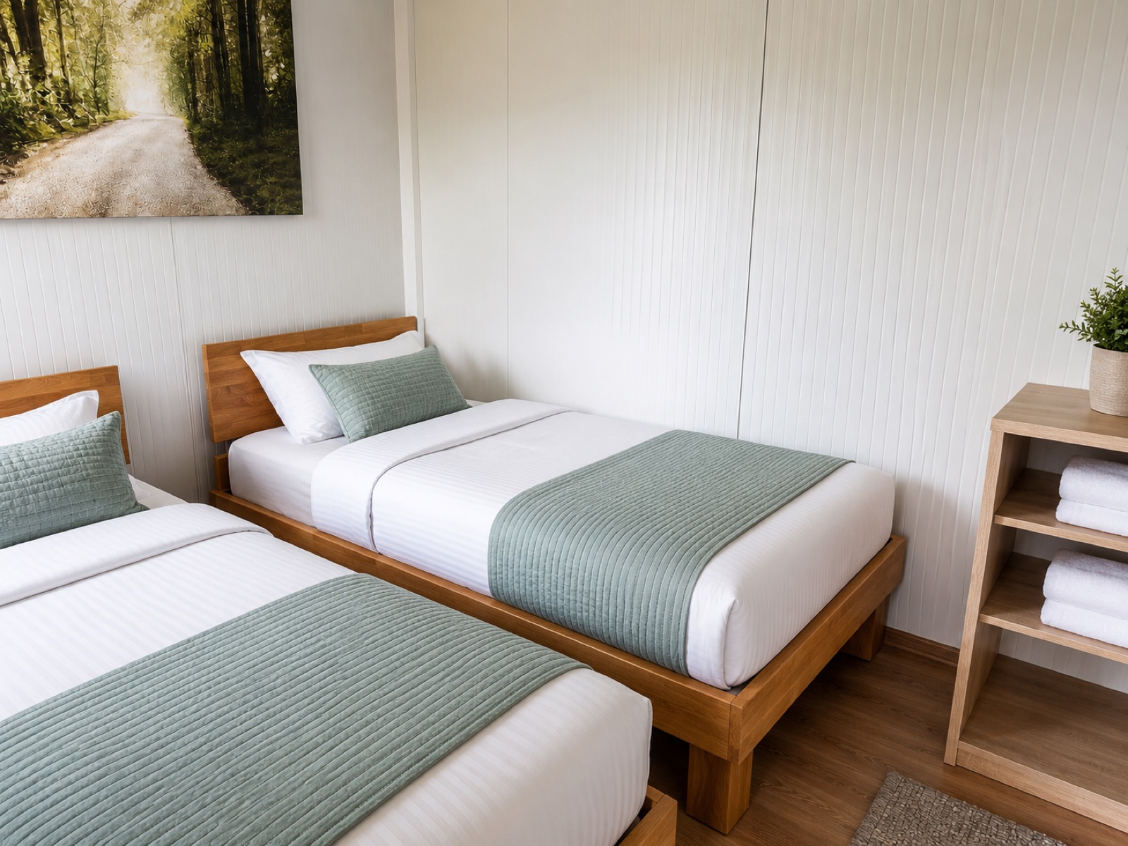 Schlafzimmer — Tiny House am Teich